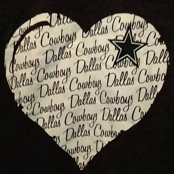 Dallas Cowboys Heart Tee - Picture 2 of 4